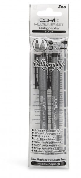 Copic Multiliner Set, Calligraphy, 2 Stk.