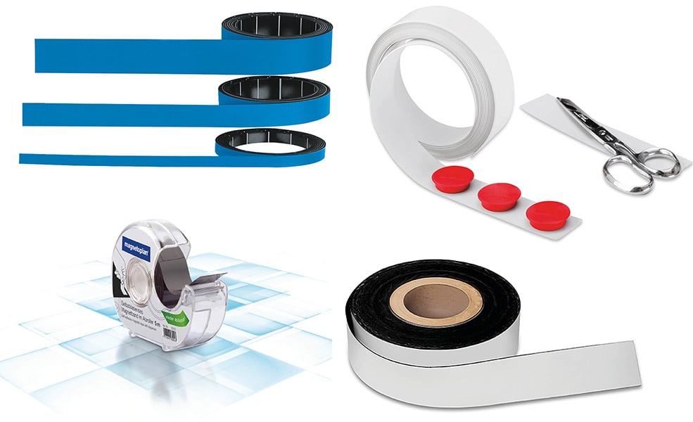 Verschiedene Produkte von Magnetbändern