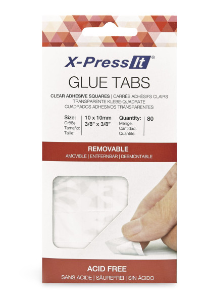 transotype X-Press It double sided adhesive squares removable, 10x10mm, 80pcs