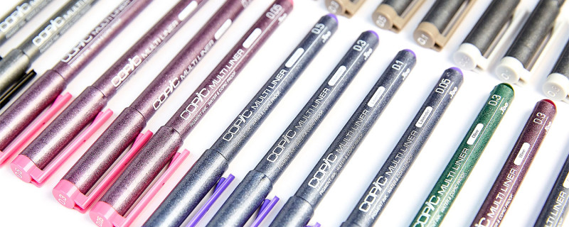 Copic Multiliner Set 4 Pens Lavender